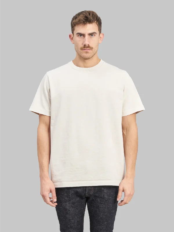 Men's two - tone stripe polo shirts with a preppy styleJackman Dotsume T-Shirt Birch Men's two - tone stripe polo shirts with a preppy styleJackman Dotsume T-Shirt Birch