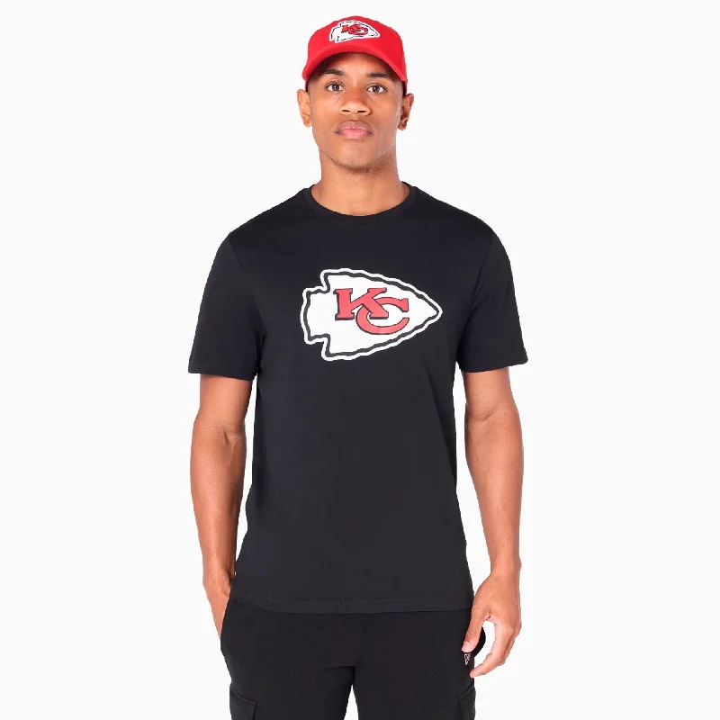 Men's polo t - shirts with a contrast collar for a preppy lookKansas City Chiefs NFL Black T-Shirt