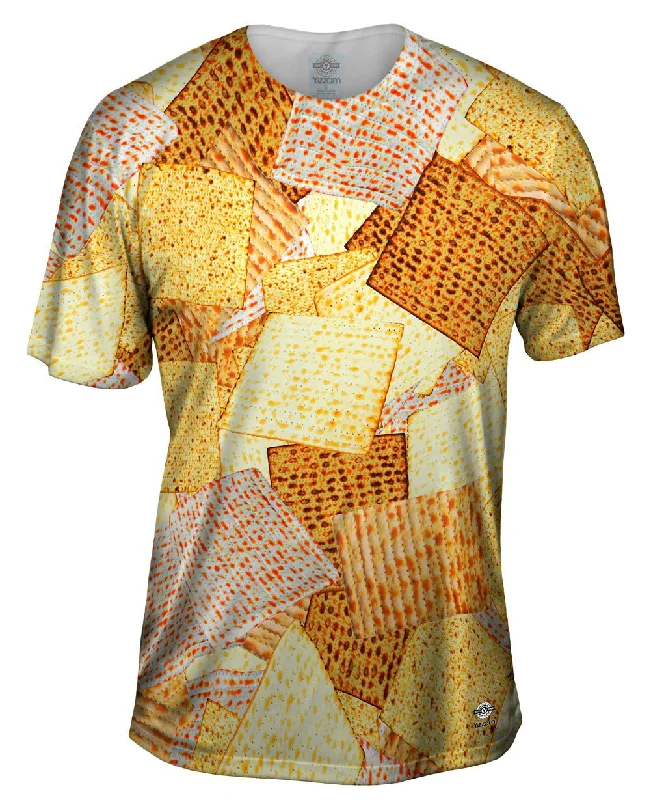 Men's organic cotton crew - neck t - shirts for everyday comfortKosher Matzah For Passover Men's organic cotton crew - neck t - shirts for everyday comfortKosher Matzah For Passover