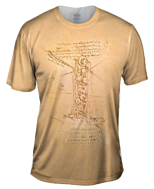 Men's v - neck muscle t - shirts for a body - building aestheticLeonardo DaVinci - "Flying Machine" (1487) Men's v - neck muscle t - shirts for a body - building aestheticLeonardo DaVinci - "Flying Machine" (1487)