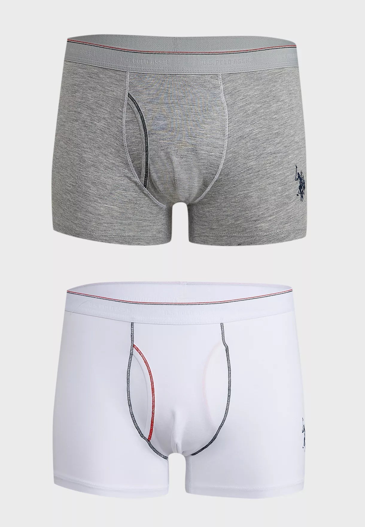 Men's formal - style silk blend polo shirts for special occasionsLOT DE 02 BOXERS HOMME STRETCH BRIEF - 80093-BLANC-GRIS MELANGE Men's formal - style silk blend polo shirts for special occasionsLOT DE 02 BOXERS HOMME STRETCH BRIEF - 80093-BLANC-GRIS MELANGE