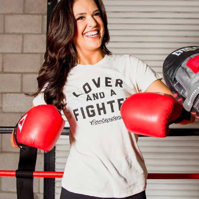 Men's tie - dye t - shirts with a bohemian styleWOMEN'S LOVER & FIGHTER SHIRT