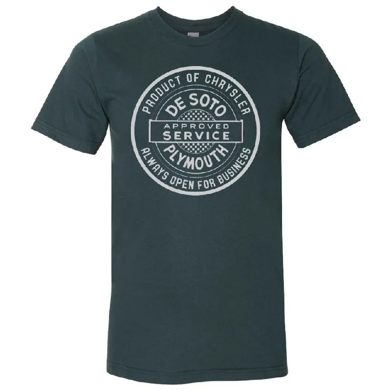 Men's plus - size pocket t - shirts with a classic lookMens De Soto Plymouth T-shirt (Forest Green) Men's plus - size pocket t - shirts with a classic lookMens De Soto Plymouth T-shirt (Forest Green)