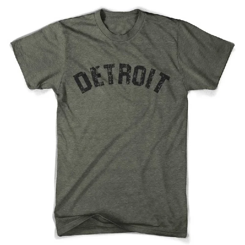 Men's smart - casual checkered t - shirts for semi - formal occasionsMens Triblend Detroit Bend T-shirt (Military Green) Men's smart - casual checkered t - shirts for semi - formal occasionsMens Triblend Detroit Bend T-shirt (Military Green)