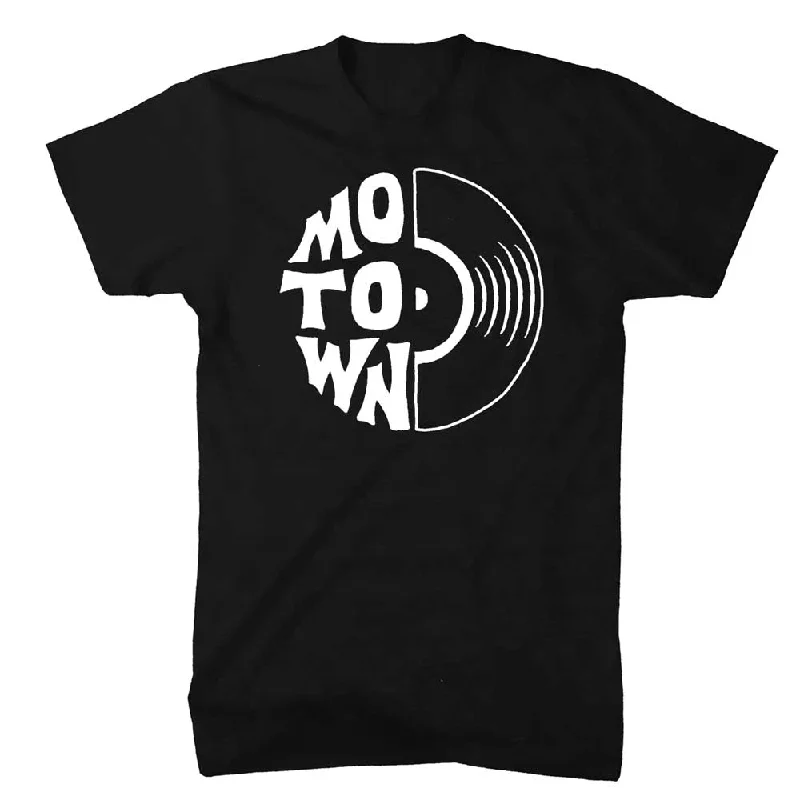 Men's long - sleeve henley t - shirts with button - down placketsMens Detroit Motown T-shirt (Black) Men's long - sleeve henley t - shirts with button - down placketsMens Detroit Motown T-shirt (Black)