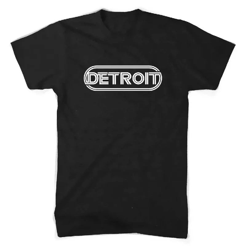 Men's mock - neck t - shirts with a modern and sleek styleMens Detroit Wrap T-shirt (Black) Men's mock - neck t - shirts with a modern and sleek styleMens Detroit Wrap T-shirt (Black)