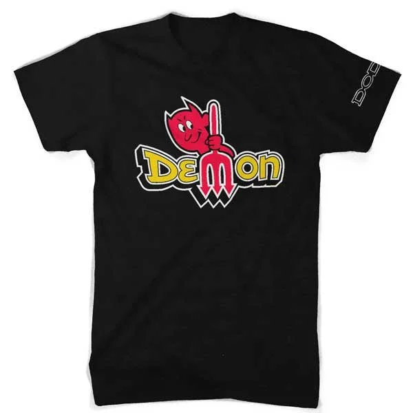 Men's lightweight performance t - shirts for running marathonsMens Dodge Demon Vintage T-shirt (Black) Men's lightweight performance t - shirts for running marathonsMens Dodge Demon Vintage T-shirt (Black)