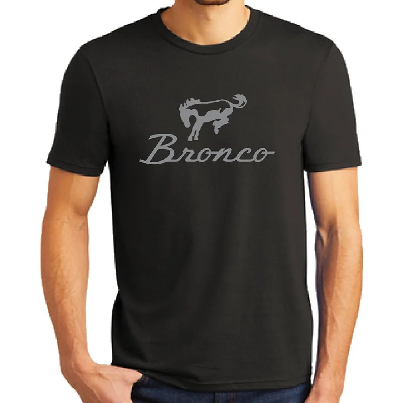 Men's lightweight performance t - shirts for running marathonsMens Ford Bronco Script - Black