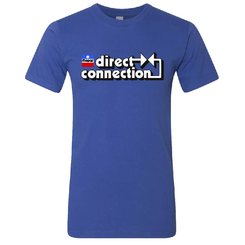 Men's UV - protection t - shirts for outdoor activities in the sunMens Mopar Direct Connection T-shirt (Royal Blue) Men's UV - protection t - shirts for outdoor activities in the sunMens Mopar Direct Connection T-shirt (Royal Blue)
