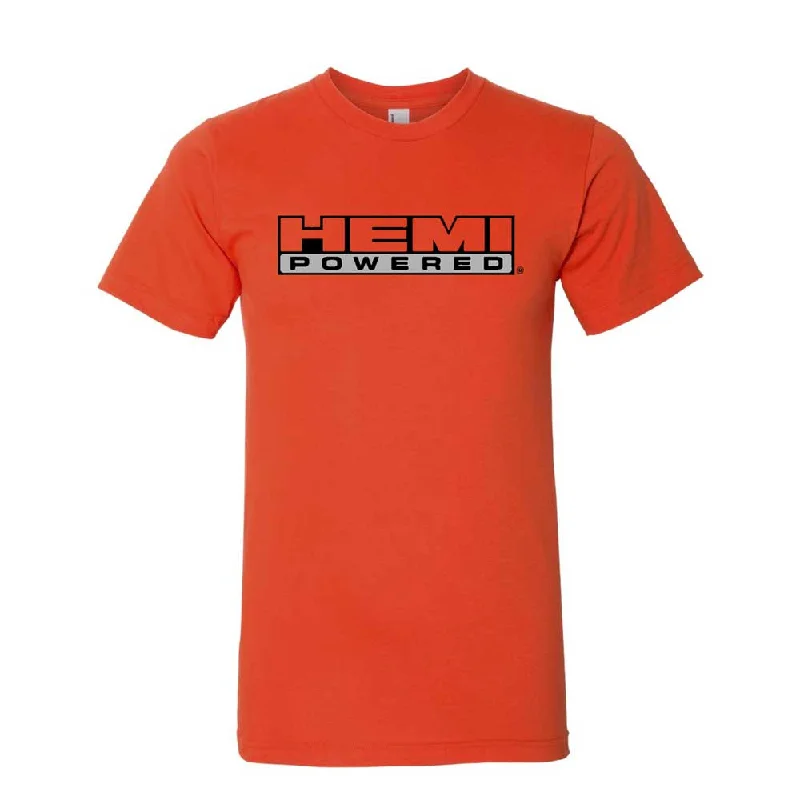 Men's plus - size pocket t - shirts with a classic lookMens Mopar Hemi® Powered T-shirt (Orange) Men's plus - size pocket t - shirts with a classic lookMens Mopar Hemi® Powered T-shirt (Orange)