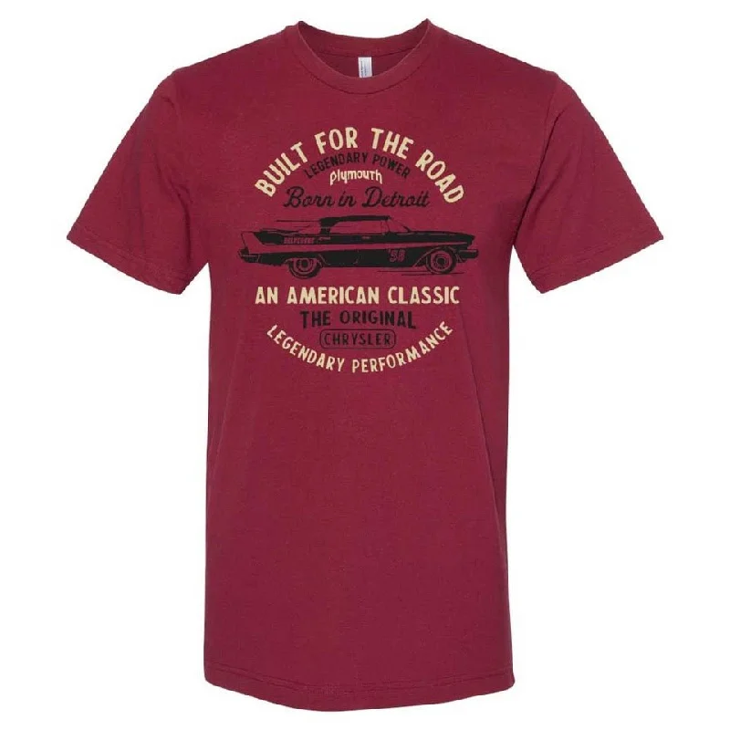 Men's moisture - wicking athletic t - shirts for intense workoutsMens Plymouth Belvedere T-shirt (Ruby Red) Men's moisture - wicking athletic t - shirts for intense workoutsMens Plymouth Belvedere T-shirt (Ruby Red)