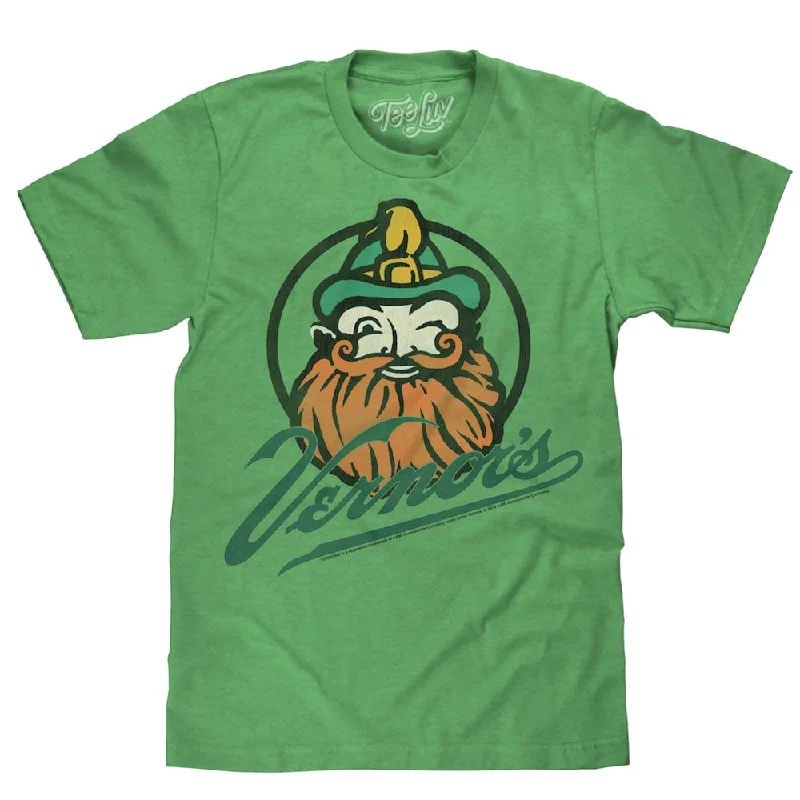 Men's v - neck muscle t - shirts for a body - building aestheticMens Vernor's Gnome T-shirt (Heather Green) Men's v - neck muscle t - shirts for a body - building aestheticMens Vernor's Gnome T-shirt (Heather Green)