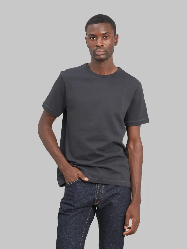 Men's UV - protected polo shirts for outdoor gardeningMerz b. Schwanen 215 2-Thread Heavyweight 8.6oz Crewneck Loopwheeled Classic Fit T-Shirt Charcoal Men's UV - protected polo shirts for outdoor gardeningMerz b. Schwanen 215 2-Thread Heavyweight 8.6oz Crewneck Loopwheeled Classic Fit T-Shirt Charcoal