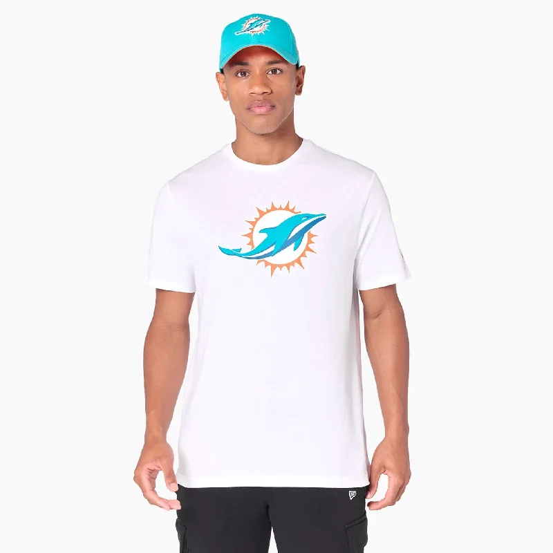 Men's printed Hawaiian t - shirts for tropical vacationsMiami Dolphins NFL White T-Shirt Men's printed Hawaiian t - shirts for tropical vacationsMiami Dolphins NFL White T-Shirt