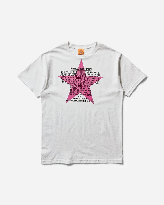 Men's organic cotton crew - neck t - shirts for everyday comfortMen's Anarchy T-Shirt White Men's organic cotton crew - neck t - shirts for everyday comfortMen's Anarchy T-Shirt White