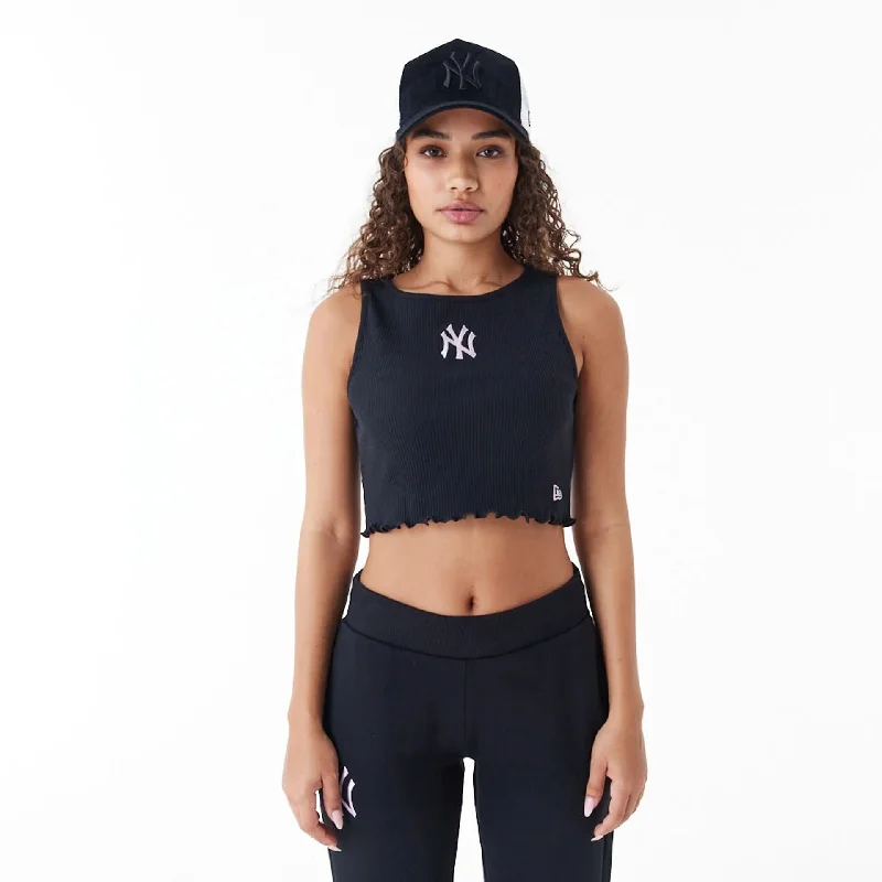 Men's tie - dye t - shirts with a bohemian styleNew York Yankees MLB Lifestyle Black Womens Crop Tank Top Men's tie - dye t - shirts with a bohemian styleNew York Yankees MLB Lifestyle Black Womens Crop Tank Top