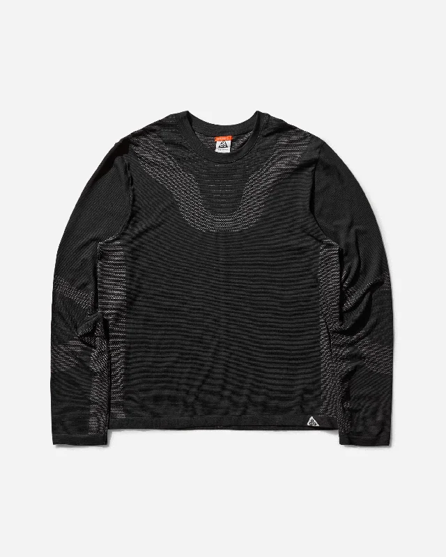 Men's mock - neck t - shirts with a modern and sleek styleMen's ACG "Delta River" Dri-FIT ADV Longsleeve Base Layer Black Men's mock - neck t - shirts with a modern and sleek styleMen's ACG "Delta River" Dri-FIT ADV Longsleeve Base Layer Black