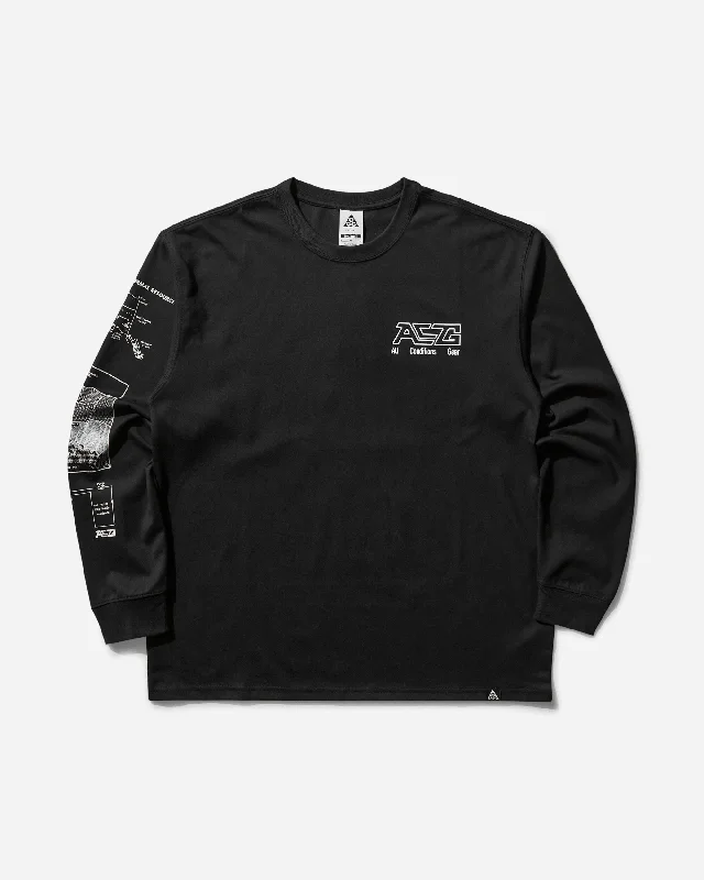 Men's long - sleeve henley t - shirts with button - down placketsMen's ACG Geothermal Longsleeve T-Shirt Black Men's long - sleeve henley t - shirts with button - down placketsMen's ACG Geothermal Longsleeve T-Shirt Black