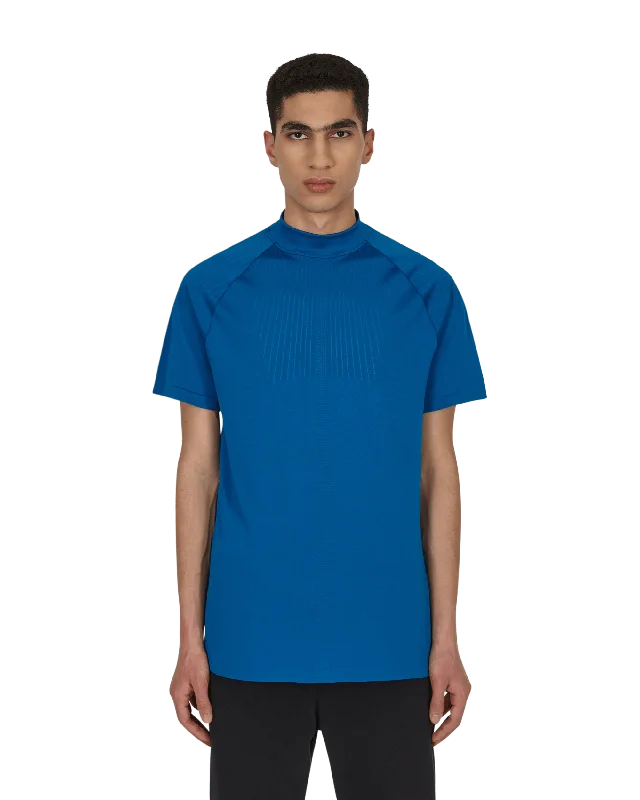 Men's tie - dye t - shirts with a bohemian styleMMW Yoga Top Blue Jay