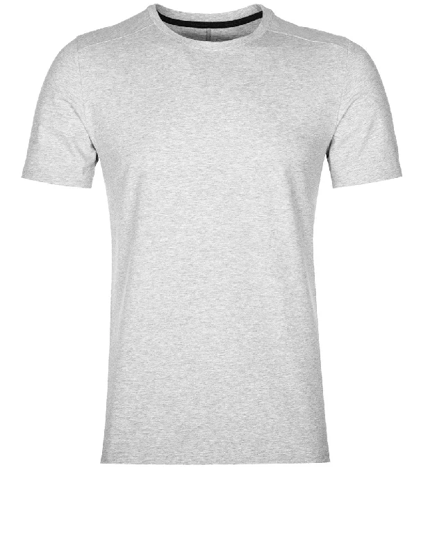 Men's organic cotton crew - neck t - shirts for everyday comfortPerformance T-shirt Grey Men's organic cotton crew - neck t - shirts for everyday comfortPerformance T-shirt Grey