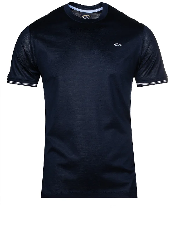 Men's moisture - wicking athletic t - shirts for intense workoutsCrew T-Shirt Navy