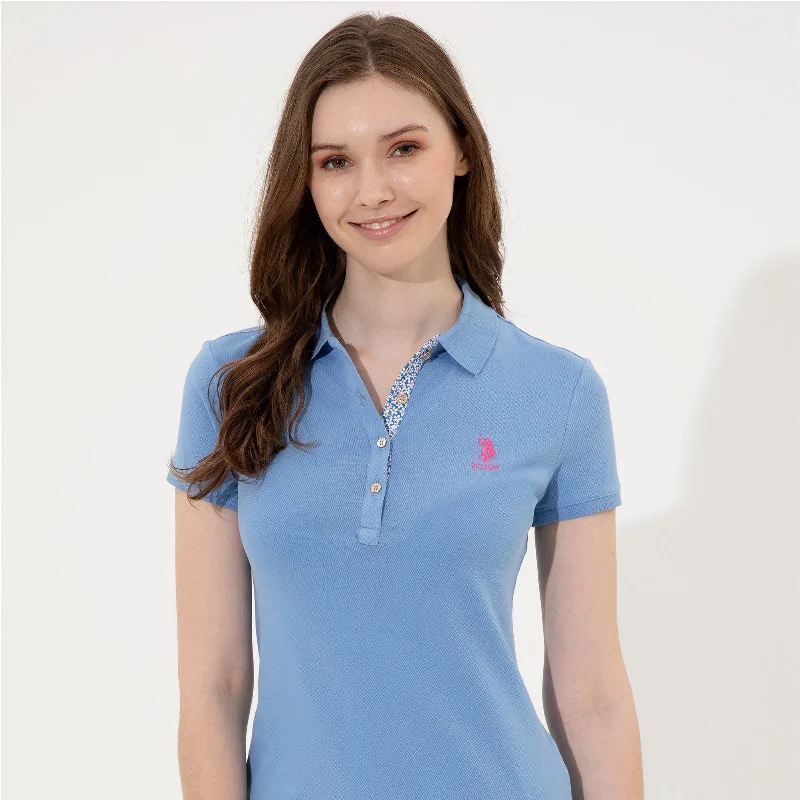Men's antimicrobial polo shirts for odor - free daily wearPOLO BLEU À TEXTURE MTS - 1360029VR032