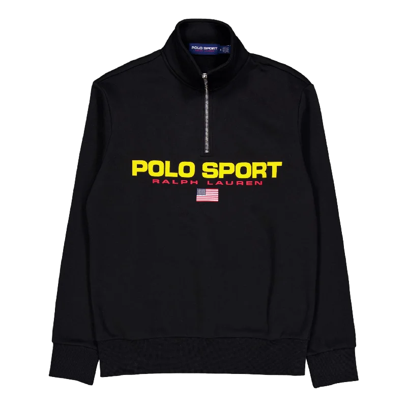 Men's breathable cotton blend polo shirts for summer outingsPolo Sport Fleece Sweatshirt Polo Black Men's breathable cotton blend polo shirts for summer outingsPolo Sport Fleece Sweatshirt Polo Black