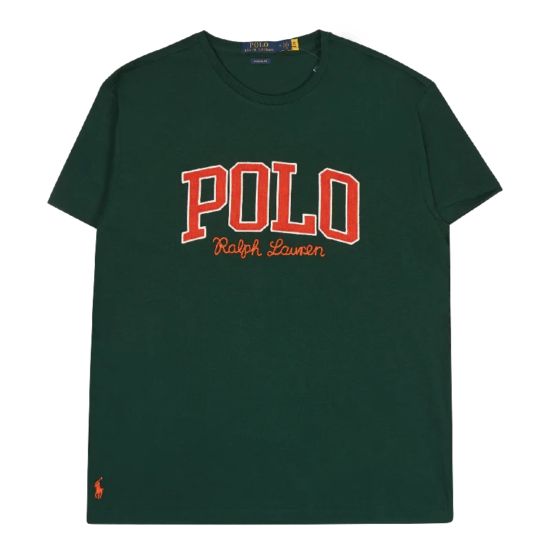 Men's color - block polo shirts with a bold fashion statementClassic Fit Logo Jersey T-Shirt College Green Men's color - block polo shirts with a bold fashion statementClassic Fit Logo Jersey T-Shirt College Green