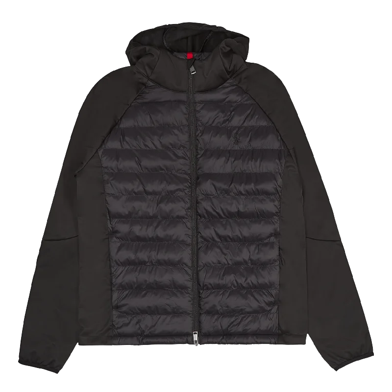 Men's vintage - inspired retro polo shirts with unique patternsWater-Repellent Hybrid Jacket Polo Black Men's vintage - inspired retro polo shirts with unique patternsWater-Repellent Hybrid Jacket Polo Black
