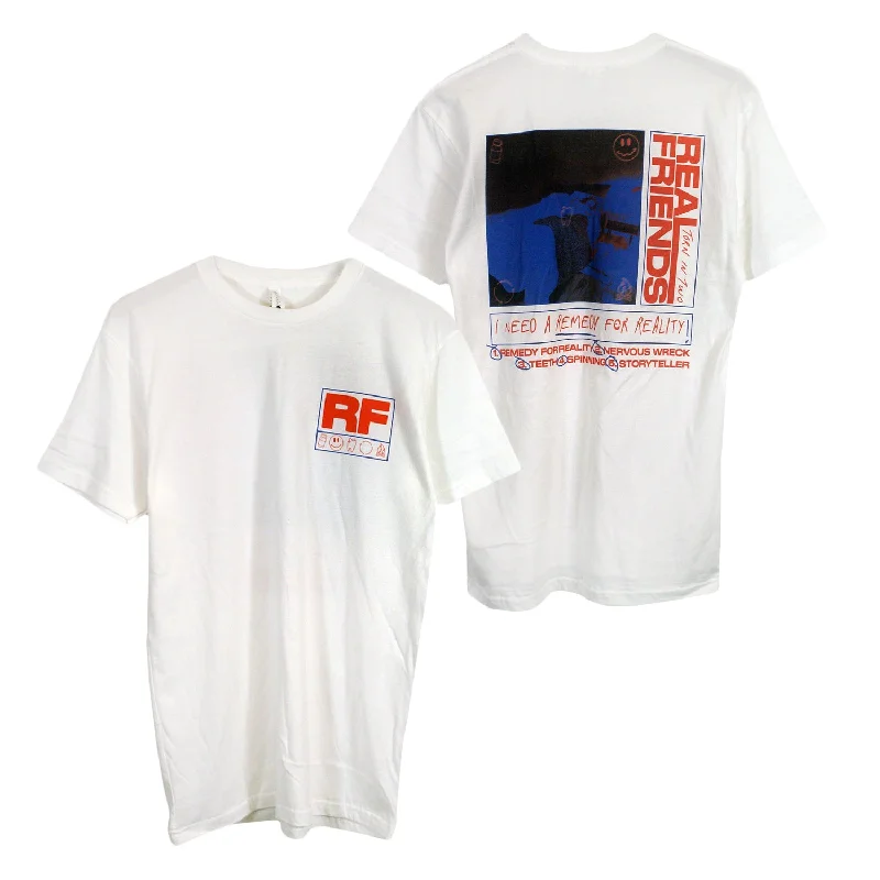 Men's printed Hawaiian t - shirts for tropical vacationsTorn In Two White - Tee