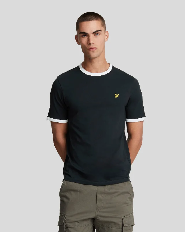 Men's distressed denim - look t - shirts with a rugged appealRinger T-Shirt