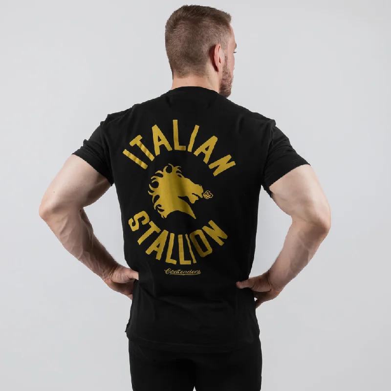 Men's organic cotton crew - neck t - shirts for everyday comfortROCKY STALLION ROBE SHIRT Men's organic cotton crew - neck t - shirts for everyday comfortROCKY STALLION ROBE SHIRT