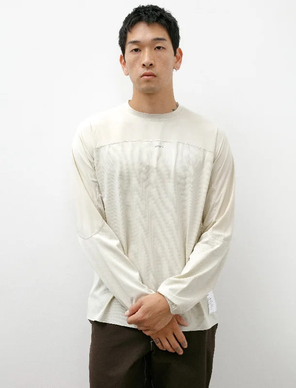 Men's organic cotton crew - neck t - shirts for everyday comfortAuralite Desert Tee Mineral Off-White Men's organic cotton crew - neck t - shirts for everyday comfortAuralite Desert Tee Mineral Off-White