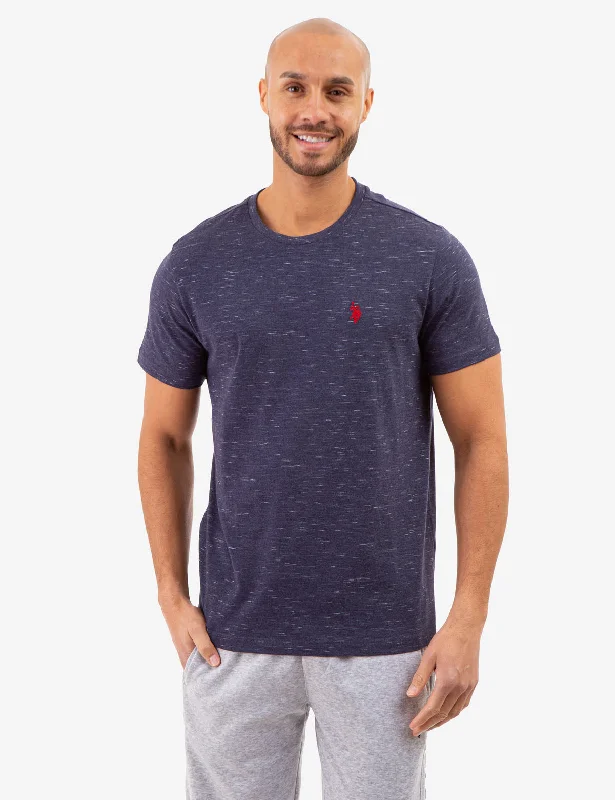 Men's antimicrobial t - shirts for odor - free freshness during travelSPACE DYE CREW NECK T-SHIRT Men's antimicrobial t - shirts for odor - free freshness during travelSPACE DYE CREW NECK T-SHIRT