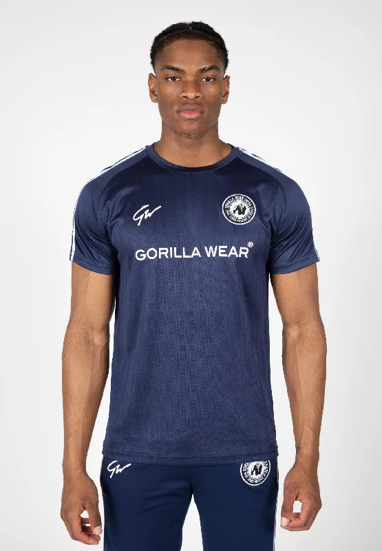 Men's lightweight performance t - shirts for running marathonsStratford T-Shirt - Navy Men's lightweight performance t - shirts for running marathonsStratford T-Shirt - Navy