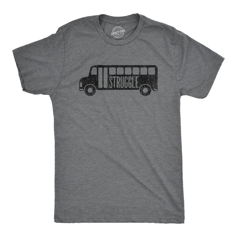 Men's short - sleeve linen t - shirts for summer beach outingsStruggle Bus Men's T Shirt