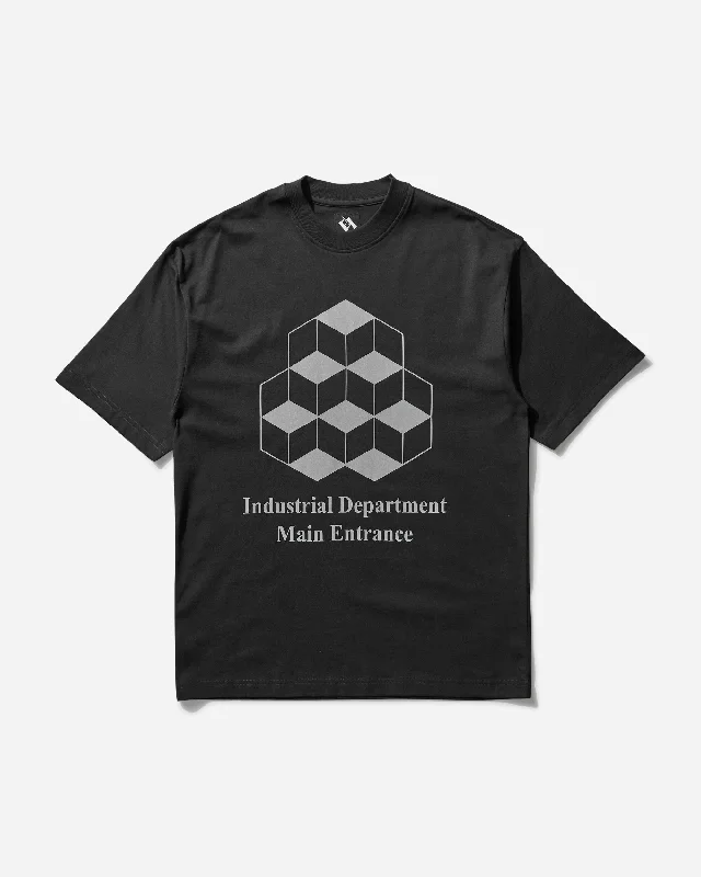 Men's long - sleeve henley t - shirts with button - down placketsMen's Industrial Department T-Shirt Black Men's long - sleeve henley t - shirts with button - down placketsMen's Industrial Department T-Shirt Black
