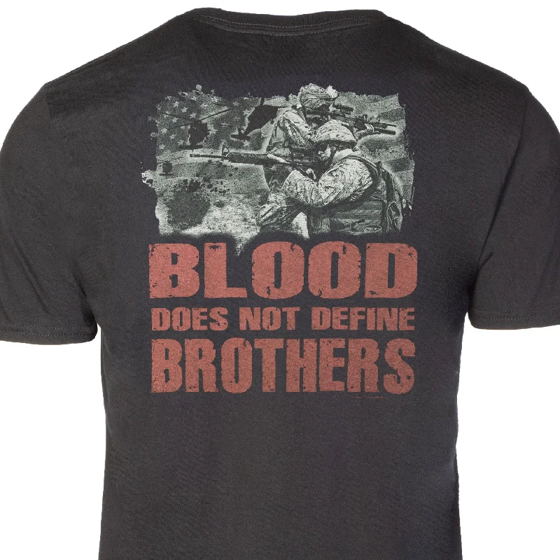 Men's antimicrobial t - shirts for odor - free freshness during travelBlood Doesn't Define Brothers T-shirt Men's antimicrobial t - shirts for odor - free freshness during travelBlood Doesn't Define Brothers T-shirt
