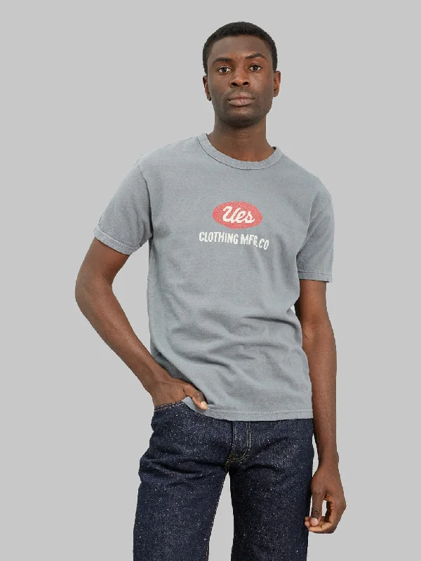 Men's high - collar polo shirts with a modern twistUES Logo T-shirt Grey