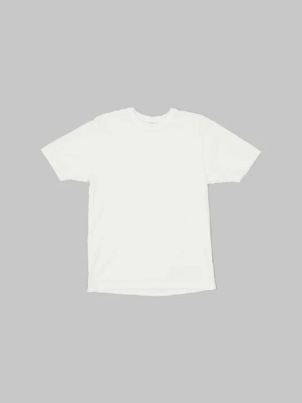 Men's luxury cashmere blend polo shirts in solid colorsUES No.8 Slub Nep Short Sleeve T-Shirt White Men's luxury cashmere blend polo shirts in solid colorsUES No.8 Slub Nep Short Sleeve T-Shirt White