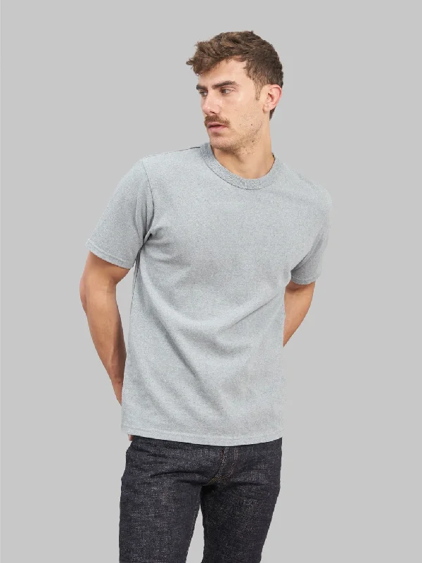Men's UV - protected polo shirts for outdoor gardeningUES Recycled Denim Short Sleeve T-Shirt Sax Blue Men's UV - protected polo shirts for outdoor gardeningUES Recycled Denim Short Sleeve T-Shirt Sax Blue