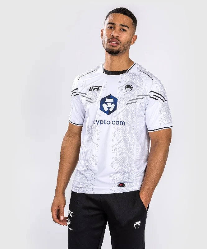 Men's tie - dye t - shirts with a bohemian styleUFC Adrenaline by Venum Authentic Fight Night Men’s Walkout Jersey - White Men's tie - dye t - shirts with a bohemian styleUFC Adrenaline by Venum Authentic Fight Night Men’s Walkout Jersey - White