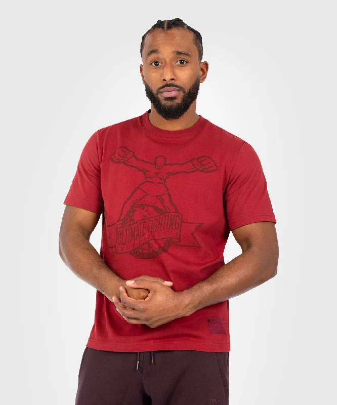 Men's smart - casual checkered t - shirts for semi - formal occasionsUFC by Venum Ulti-Man T-Shirt - Burgundy Men's smart - casual checkered t - shirts for semi - formal occasionsUFC by Venum Ulti-Man T-Shirt - Burgundy