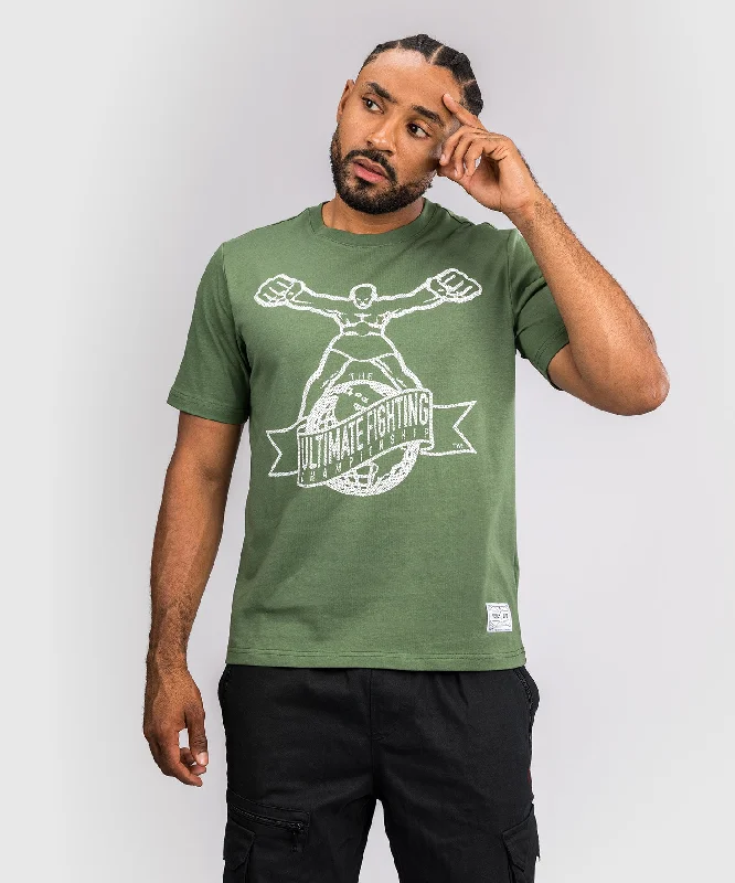 Men's organic cotton crew - neck t - shirts for everyday comfortUFC by Venum Ulti-Man T-Shirt - Green Men's organic cotton crew - neck t - shirts for everyday comfortUFC by Venum Ulti-Man T-Shirt - Green
