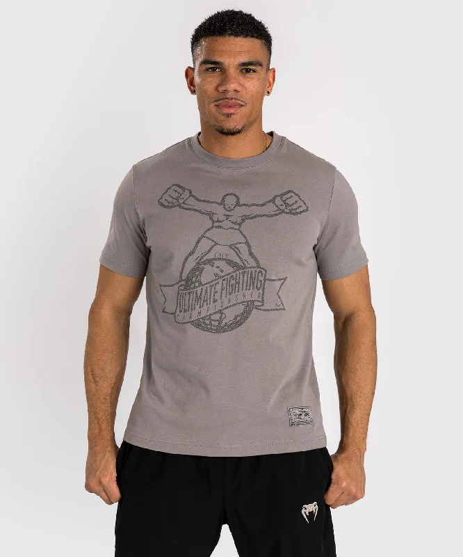 Men's ribbed t - shirts with a textured finish for added styleUFC by Venum Ulti-Man T-Shirt - Grey Men's ribbed t - shirts with a textured finish for added styleUFC by Venum Ulti-Man T-Shirt - Grey