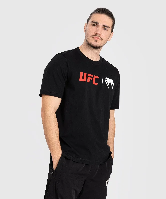 Men's ribbed t - shirts with a textured finish for added styleUFC Venum Classic T-Shirt - Black/Red Men's ribbed t - shirts with a textured finish for added styleUFC Venum Classic T-Shirt - Black/Red