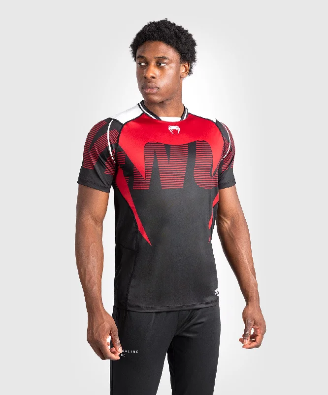 Men's eco - friendly recycled t - shirts for sustainable fashion choicesVenum Adrenaline Men's Dry-tech T-shirt - Red Men's eco - friendly recycled t - shirts for sustainable fashion choicesVenum Adrenaline Men's Dry-tech T-shirt - Red