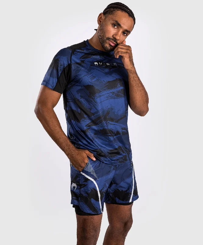Men's thermal t - shirts with a high - neck design for cold weatherVenum Electron 3.0 Dry-Tech t-shirt - Navy Men's thermal t - shirts with a high - neck design for cold weatherVenum Electron 3.0 Dry-Tech t-shirt - Navy