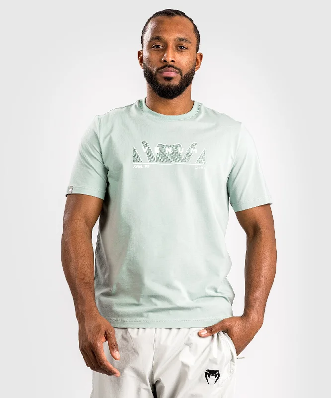 Men's mock - neck t - shirts with a modern and sleek styleVenum Snake Print T-Shirt - Aqua Green Men's mock - neck t - shirts with a modern and sleek styleVenum Snake Print T-Shirt - Aqua Green