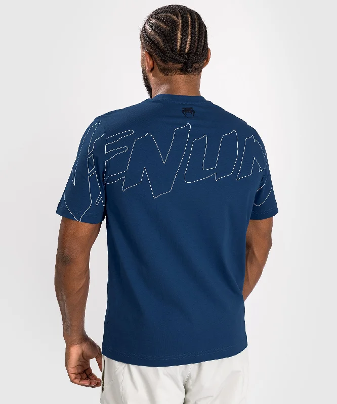 Men's antimicrobial t - shirts for odor - free freshness during travelVenum Snake Print T-Shirt - Blue navy Men's antimicrobial t - shirts for odor - free freshness during travelVenum Snake Print T-Shirt - Blue navy